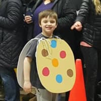 <p>Peyton Riordan as a cookie in Emerson schools&#x27; vocabulary parade Friday.</p>