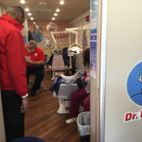 <p>Today, Doyle School had a visit from the Colgate Bright Smiles Van as part of the Terracycle Playground Contest, for which the school won second place. Doyle had about 200 students receive screenings.</p>