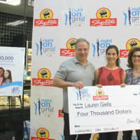 <p>Giella won a $4,000 scholarship, in recognition of her charity work.</p>