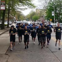 <p>Yonkers, MTA, and New Rochelle Police Officers carrying the Special Olympics NY Torch in Mount Vernon today as they make their way to Peekskill.</p>