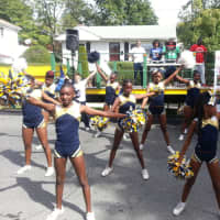 <p>The Alpha Stars Cheerleading Team performed at the event.</p>
