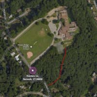 <p>The body of Kathleen Flynn was found off a path that students use to reach Ponus Ridge Middle School.</p>