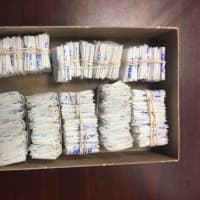 <p>These decks of heroin were seized in Ramapo. The Lower Hudson Valley is currently battling a heroin epidemic</p>