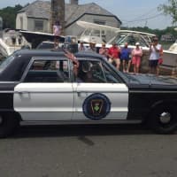 <p>A vintage Norwalk police car</p>