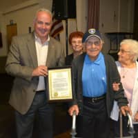 <p>Bill Protze was honored at the VFW on Saturday.</p>