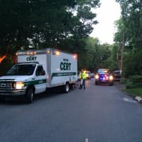 <p>Wilton CERT help at the scene of Thursday&#x27;s accident.</p>