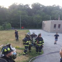 <p>Croton-On-Hudson firefighters recently participated in drills putting out a house fire.</p>
