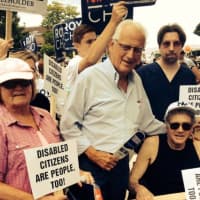 <p>United States Congressman Bill Pascrell with at the 2014 Labor Day Walk for Citizens with Disabilities.</p>