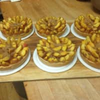 <p>Peach tarts made with Georgia peaches</p>