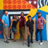 <p>Suffern Poetry&#x27;s &quot;Slam&quot; Team which will compete this year at the National Poetry Slam Competition. From right to left: Nick Nappo, Wendy Baquerizo, Bryan Roessel, Joseph Quiroz, and Ben Figueroa.</p>