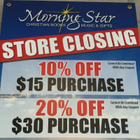<p>Morning Star of Danbury is holding a going out of business sale.</p>