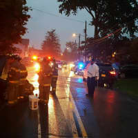 <p>The Ramapo Police Department responded to five car accidents on Sunday, including this one on Herrick Avenue.</p>