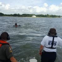 <p>Officers and a medic rescued a boater whose kayak had sunk off the coast of Greenwich this weekend.</p>