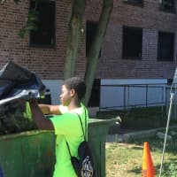 <p>Volunteers of all ages came out to help clean-up the Lincoln Avenue Corridor in New Rochelle.</p>