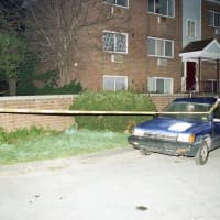 <p>The crime scene where Bowden, 28, was found wounded in April 1995.</p>