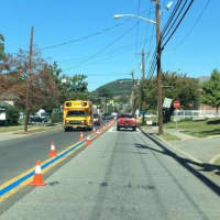 <p>Mahwah&#x27;s blue line is on Franklin Turnpike.</p>