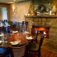 <p>Warm up by the fire at Biagio’s Ristorante in Paramus.</p>