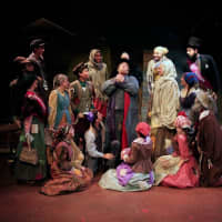 <p>The cast of the New Canaan High&#x27;s production of “Feathers In The Wind&quot;</p>