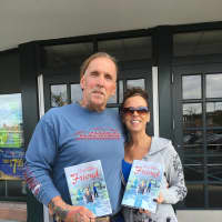<p>DeMauro and girlfriend Sage after a Barnes &amp; Noble book signing.</p>