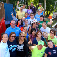 <p>Holy Child members helped build a Habitat For Humanity home in Yonkers.</p>