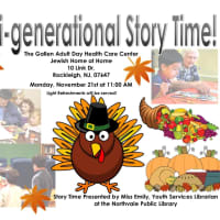 <p>Flyer for Multigenerational Story Time</p>