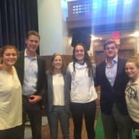 <p>A Bronxville High School alumni joined two parents to talk about the world of finance with economics students.</p>