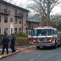<p>Eastchester firefighters were busy on Tuesday battling a basement blaze.</p>