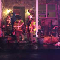 <p>Fire crews jumped to action to extinguish an early morning chimney fire that broke out at a Hunterdon County home.</p>