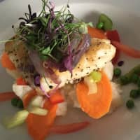 <p>Chilean Sea Bass at Catch on the Hudson</p>