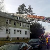 <p>Flames blew up from the basement, responders said.</p>