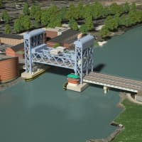 <p>One design for a replacement Walk Bridge calls for a 170-foot vertical lift structure.</p>