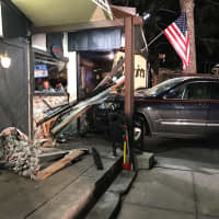 <p>An elderly motorist drove into the front of Squire&#x27;s Restaurant in Briarcliff on Sunday night. The eatery was back open for business the next day, thanks to community volunteers who helped clean up the mess.</p>
