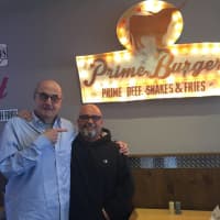 <p>Actor Jeffrey Tambor at Prime Burger in Ridgefield. Might he also enjoy the new Prime Taco in town?</p>
