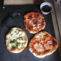 <p>Pizzas at Black Star Social in Red Hook.</p>