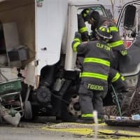 <p>There was no immediate word on the driver&#x27;s condition.</p>