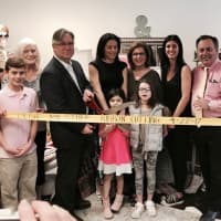 <p>Ribbon-cutting for Olive My Stuff in Monroe.</p>