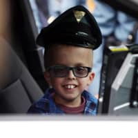<p>Officers met with Tayte Monday at the Troop B Hope Station, where the child was able to talk with troopers and get behind the wheel of a troop car.</p>