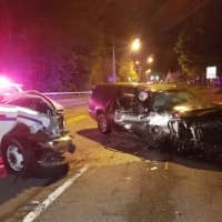 <p>A tow truck driver crossed the double yellow line and hit a Suburban head-on early Monday.</p>