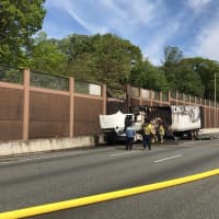 <p>The incident temporarily closed westbound Route 3.</p>
