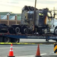 <p>Westbound Route 3 was closed for more than two hours.</p>