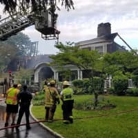 <p>A home on Bessel Lane in Chappaqua was destroyed Sunday by a fast-moving fire.</p>