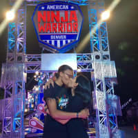 <p>Candace Leach, left of Albany, and Rachel Rodriguez of Wood-Ridge got engaged on &quot;American Ninja Warrior.&quot;</p>