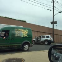 <p>The crash backed up traffic on busy Forest Avenue.</p>