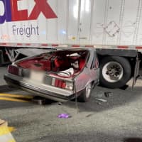 <p>The driver was airlifted to the hospital.</p>