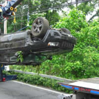 <p>A Suffern man was charged with DWAI/Drugs after crashing his vehicle.</p>