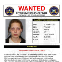 <p>Samantha McEneaney is wanted by New York State Police and the Town of LaGrange Court.</p>