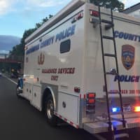 <p>Members of the Westchester County Police Hazardous Devices Unit - more commonly known as the Bomb Squad - helped a driver in need on Tuesday night.</p>