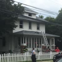 <p>Multiple agencies responded to a Sheldon Avenue fire in Tarrytown.</p>