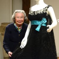 <p>Babs White, costume curator for the Darien Historical Society, prepares for upcoming exhibit, &quot;Mannequins on the Runway, Haute Couture and Contemporary Designs of the 20th Century.&quot;</p>