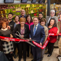 <p>Westchester County Executive Robert P. Astorino and Larchmont Mayor Anne McAndrews cut the ribbon at the grand opening of the new DeCicco &amp; Sons supermarket in Larchmont on Friday, Dec. 18.</p>